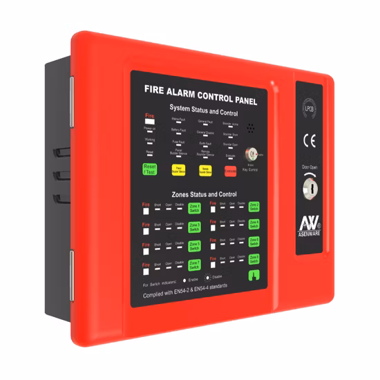 8 Zone Asenware Fire Alarm Control Panel
