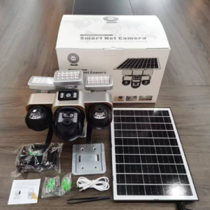 Triple Lens 4G Solar PTZ Camera with security lights