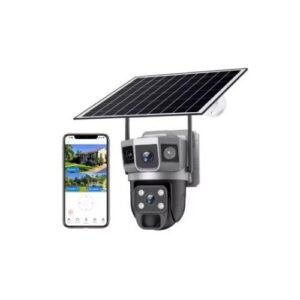 V380 Pro CCTV Camera Dual Lens Solar Camera Wifi Supported