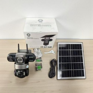 WiFi Smart solar Triple Lens PTZ Camera
