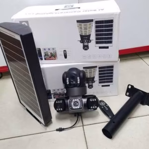 180W 3 Lenses 3 Screen V380 Triple Lens 4G Floodlight Camera