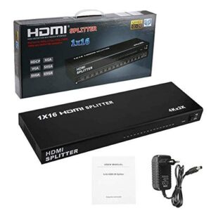 HD Splitter 16 Port HDMI 1 In 16 Out 4K 3D 30Hz