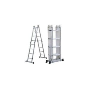 4*4(4.7Meters) Heavy Duty Folding Ladder Aluminium Long Extendable Multi Purpose Step